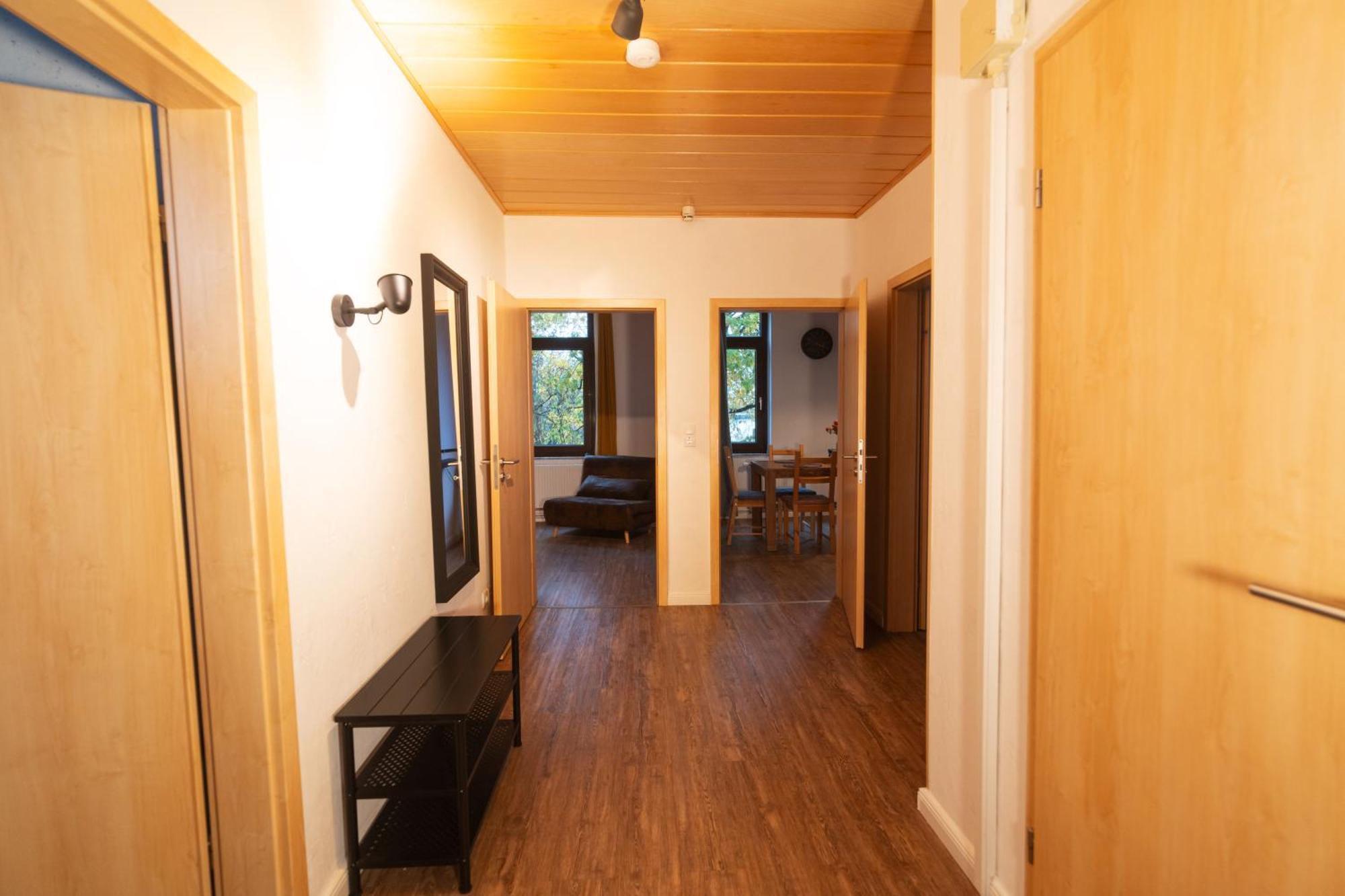 ברמרהבן Das Blaue Tuerchen - Wohnung Mit Beamer Und Kicker מראה חיצוני תמונה