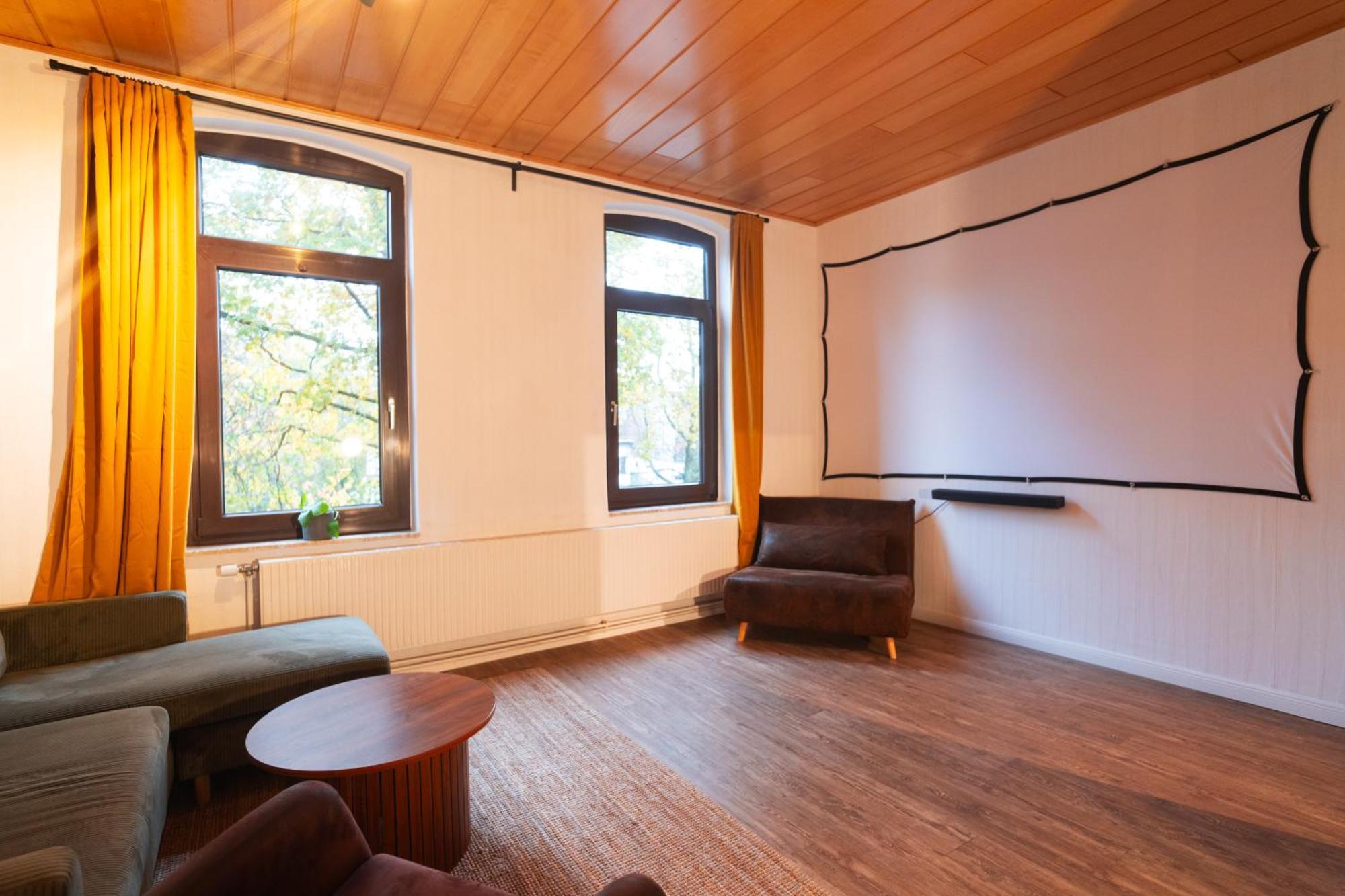 ברמרהבן Das Blaue Tuerchen - Wohnung Mit Beamer Und Kicker מראה חיצוני תמונה