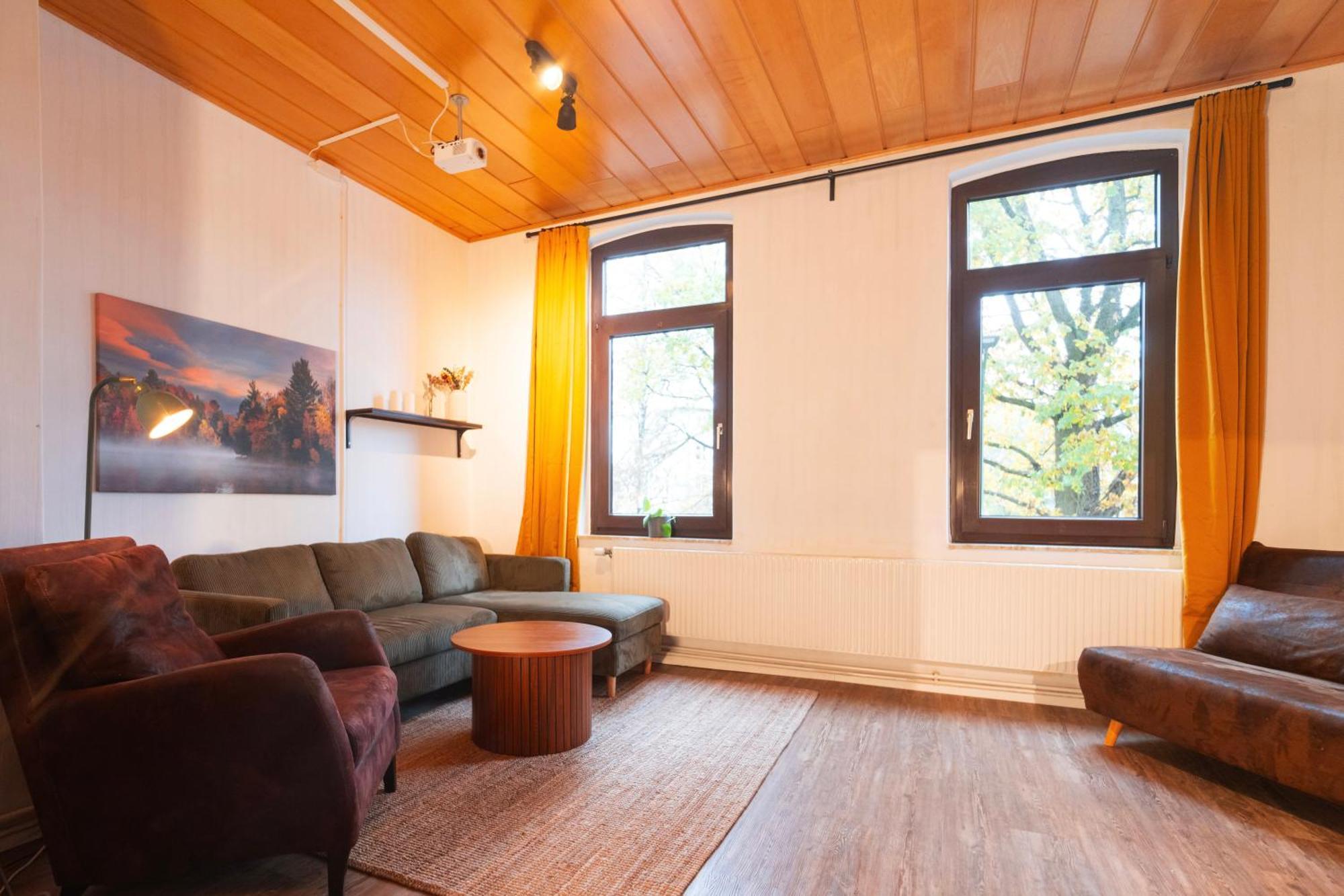 ברמרהבן Das Blaue Tuerchen - Wohnung Mit Beamer Und Kicker מראה חיצוני תמונה